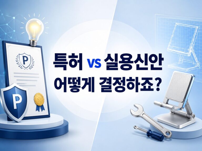 특허 실용신안 어떻게 결정